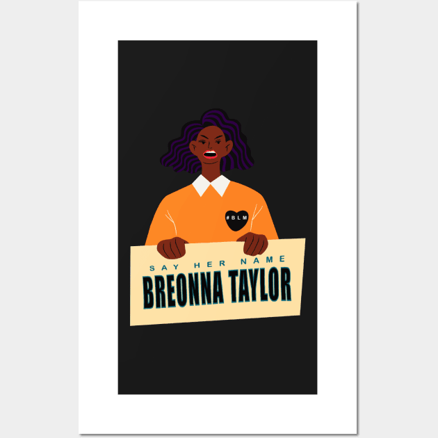 Breonna Taylor Wall Art by DreamPassion